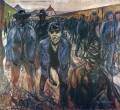 Los trabajadores en su camino a casa 1915 Edvard Munch